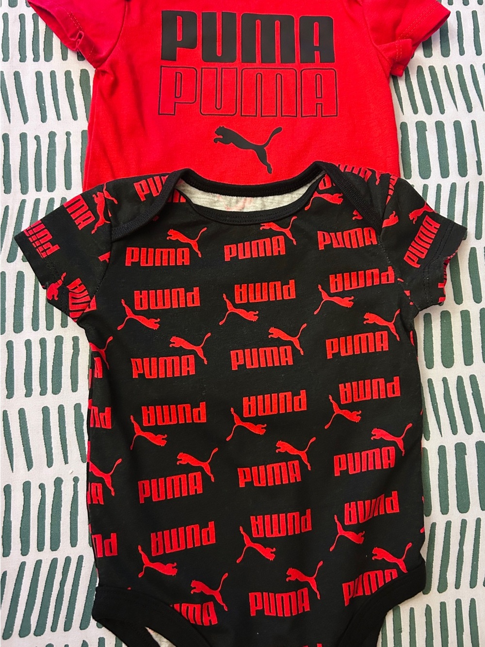 PUMA Baby 2-Piece Bodysuit Set – 0–3 Months